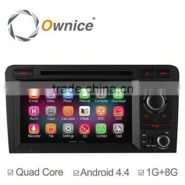 Android 4.4 & Android 5.1 RK3188 Quad Core Auto Radio player for Audi A3 S3 support DVR