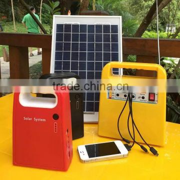 CE ROHS approved 5w portable solar lighting system for indoor