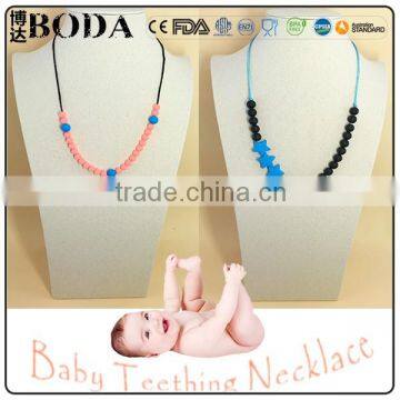 0% bpa teething bracelet for mom silicone necklace