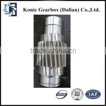 Twin screw extruder gearbox forging gear shaft hot sale with prices
