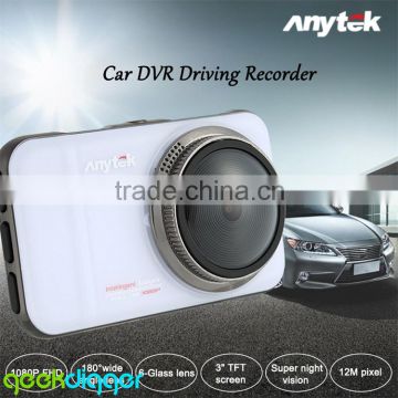 Anytek Car DVR Recorder with A1 Korea Novatek 96650 FULL HD WDR Night Vision Dash Cam Mini Car Camera Black Box