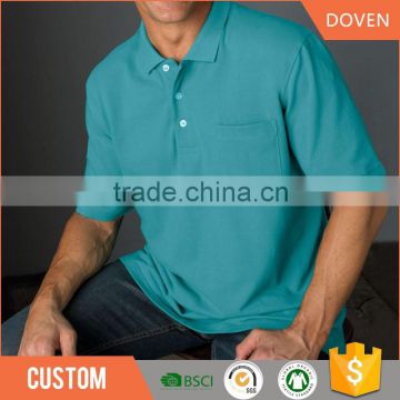 OEM custom cotton short sleeve polo t shirts