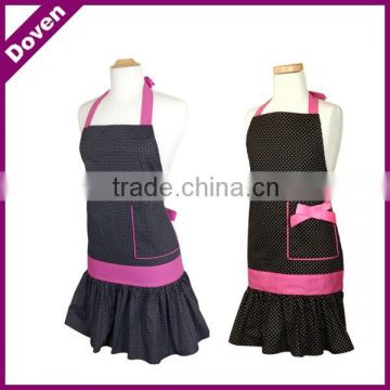 2015 hot sale apron dress with big pocket