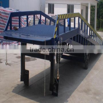 10t mobile container manual lift yard ramp for sale