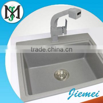 Polished high quality quartz stone kitchen sink with CE, Rohs, EN13310 certificate