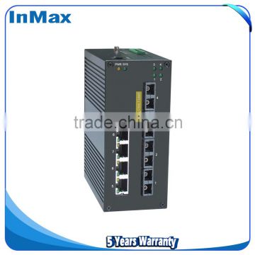8 port 4x10/100BaseTX ports+4 x100BaseFX Managed Industrial Ethernet Switches i608B