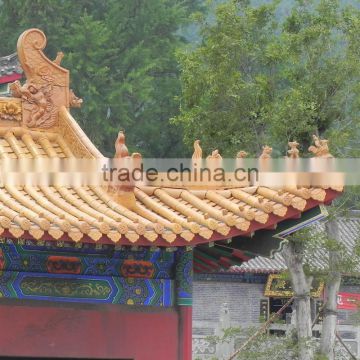 Chinese dragon animal roof used in glazed roof tile for sale