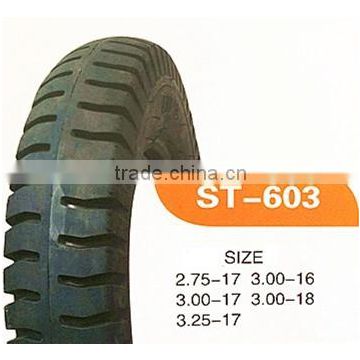 Motorcycle tire tube tyres 3.00-17 with all patterns