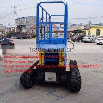 rubber crawler carrier lifter for greenhouse