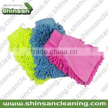 Wonderful wash mitt car microfiber/Chenille car wash glove/Car washing mitts in microfiber material