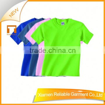 160GSM 100% cotton blank kids t shirts with good quality