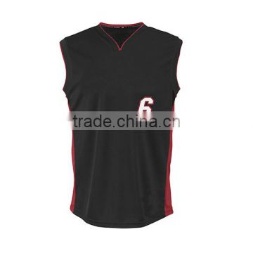 Basketball jersey black color with your own design