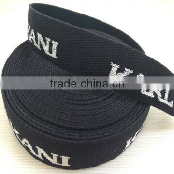 Jacquard woven cotton webbing belt