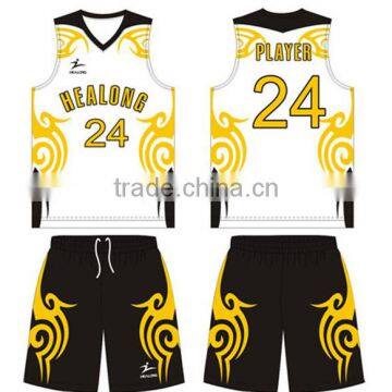 Wholesale latest best basketball jersey design 2016