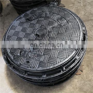 EN124  cast iron epoxy coating manhole cover