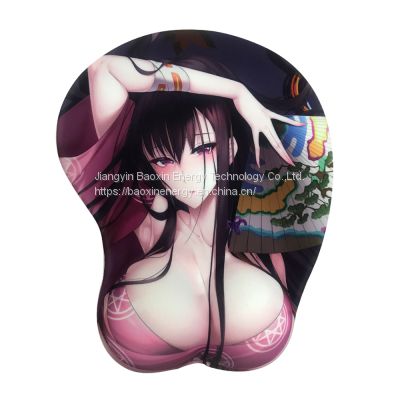 Customized Special design 3D mousepad Soft Touch Sexy girl phone Printed Buttock Breast Mouse Mat Non-slip