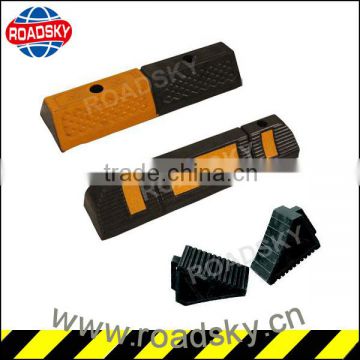 Durable Reflective Stickers Rubber Curb Stops Parking