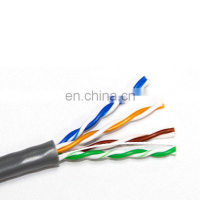 24AWG 4 pairs  CU/CCS/CCA PE/PVC jacket patch cord cable cat5e UTP Lan network cable