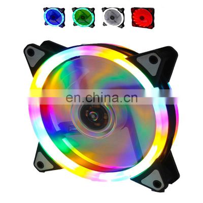 RGB Computer Water Cooler Cooling Fan Colorful LED Air Cooler PC Computer GPU Cards Fan LED Light RGB Gaming Fans