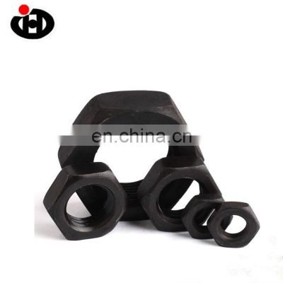 Exquisite Various Customized Carbon Steel Black Hex Thin Nuts M20