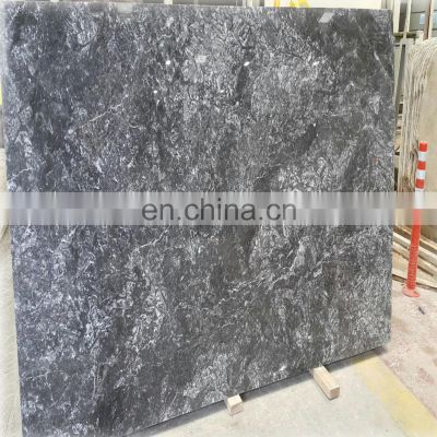 New Fashion Luxury Model Cheapest Turkish Grey Black Marble Slabs and Tiles Polished Made in Turkey CEM-SLB-65