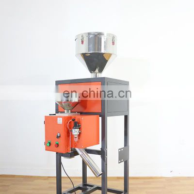 Drop through free fall metal detector for recycled plastics magnet separator