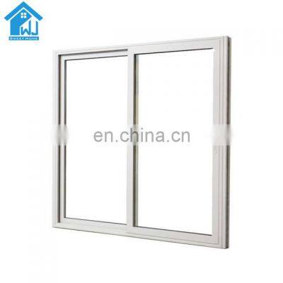 Australian standard wood grain aluminum frame casement window with double glass window