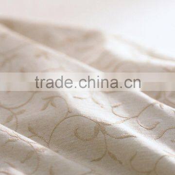 100% cotton jacquard fabric white