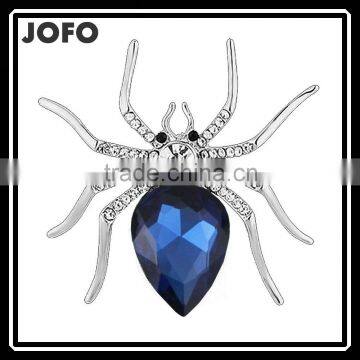 Upscale Jewelry Zircon Diamond Brooch Alloy Spider Personalized Jewelry Wholesale Clothing