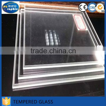 large tempered fine polished edge glass panels for sale