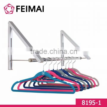 Hidden Type Indoor Adjustable Wall Mounted Folding Clothes Hanger Drying Rack                        
                                                Quality Choice