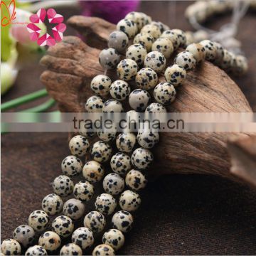 Wholesale high quality dalmation jasper round beads jewelry