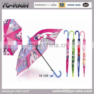 2015 hot selling super cheap children printing umbrella