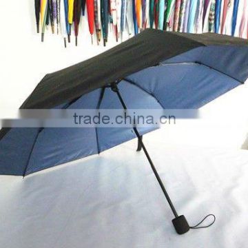 Portable foleds two layers check umbrella windproof storm umbrella