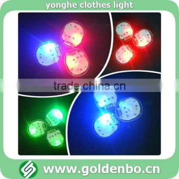Colourful led lighting up clothes