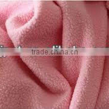 one side anti-pilling light pink polar fleece fabric