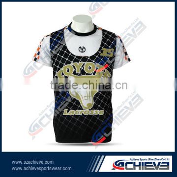 custom dye sublimation lacrosse reversible jerseys