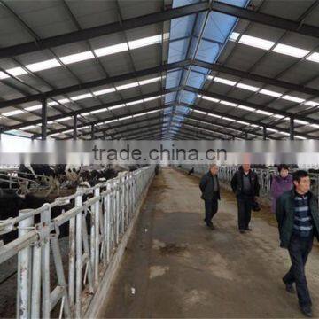 Large / Long span Prefabricated Steel Structure Poultry / Lifestock Buildings