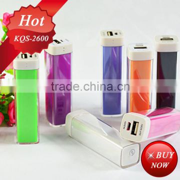 channel lipstick power bank 2600 mah usb cup warmer cooler