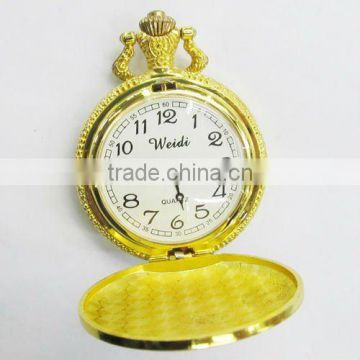 SW-345 high quality luxury gold stainless steel retro pendant antique pocket watch brands