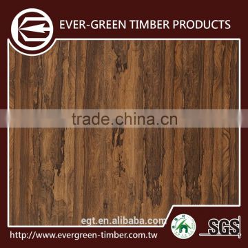 new import log ziricote wood veneer for 5mm plywood