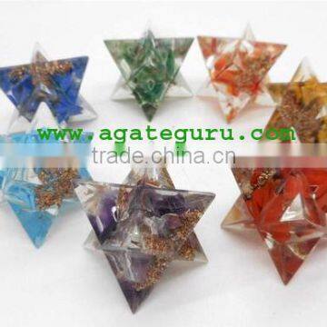 7 Chakra Merkaba Star Set Sacred Geometry Crystal Healing