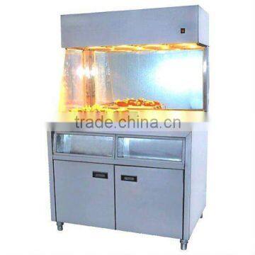 free standing chips warmer JSVF-10,French Fries Display Warmer