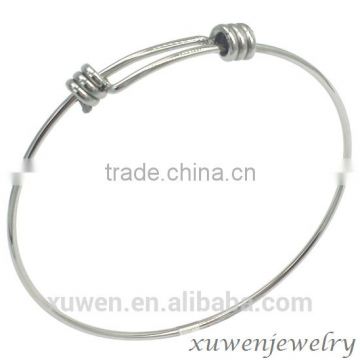 high polish thin stainless steel expandable wire bangle                        
                                                                                Supplier's Choice