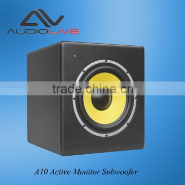 A10 10 inch portable mini active monitor subwoofer