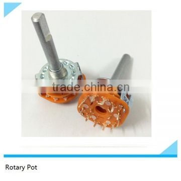 HongYu length metal shaft rotary switch