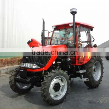 Africa hot selling DQ804B 80HP 4WD wheel farm tractor with Cabin