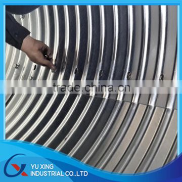 Used corrugated galvanized steel culvert pipes