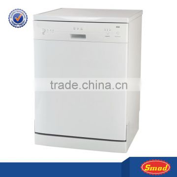 Full white small automatic freestanding dishwasher for apartments