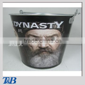 Tin Beer Cooler Ice Bucket